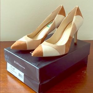 Women’s High Heel Shoes Suede Tan